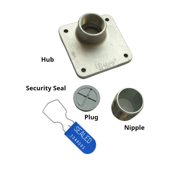 Hardware parts in conversion kit
