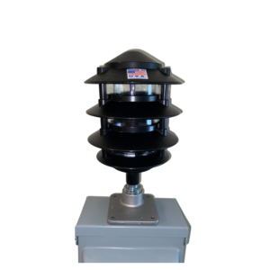 Pagoda light on rv power outlet