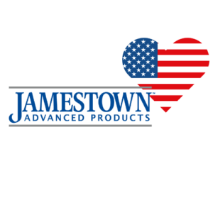 Jamestown Advanced logo with Made in USA heart